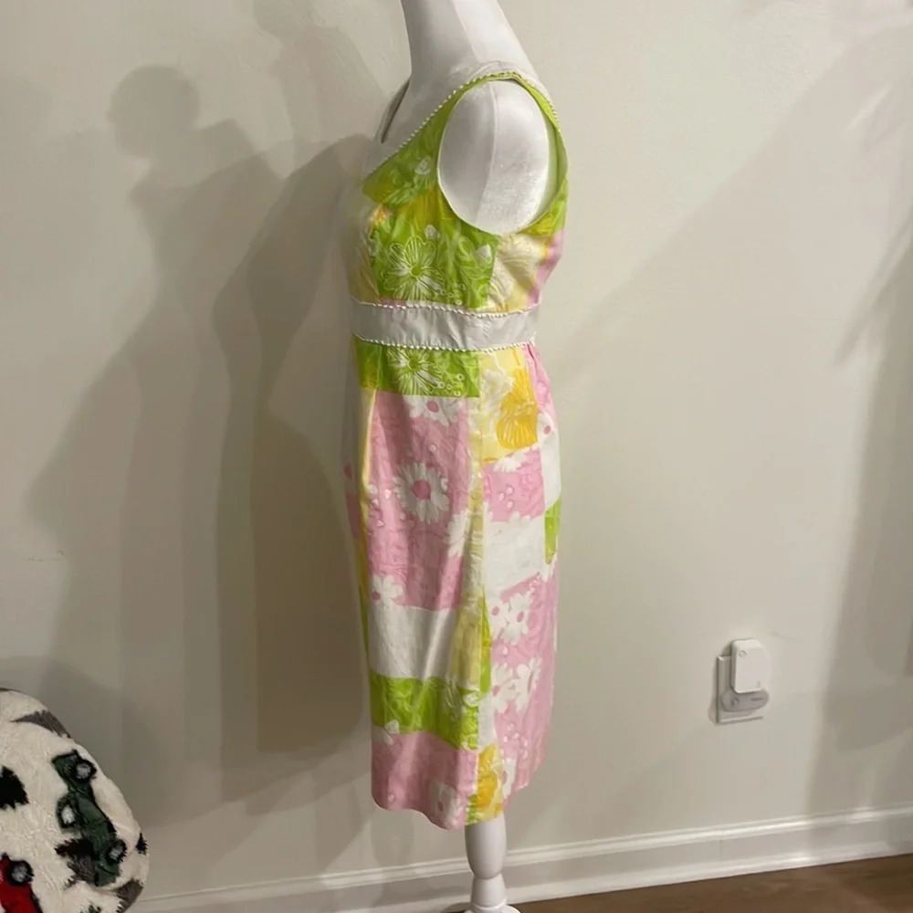 Lilly Pulitzer Multi Fresh Picked Patch Patchwork Dress - Picture 6 of 13